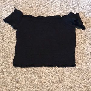 black crop top